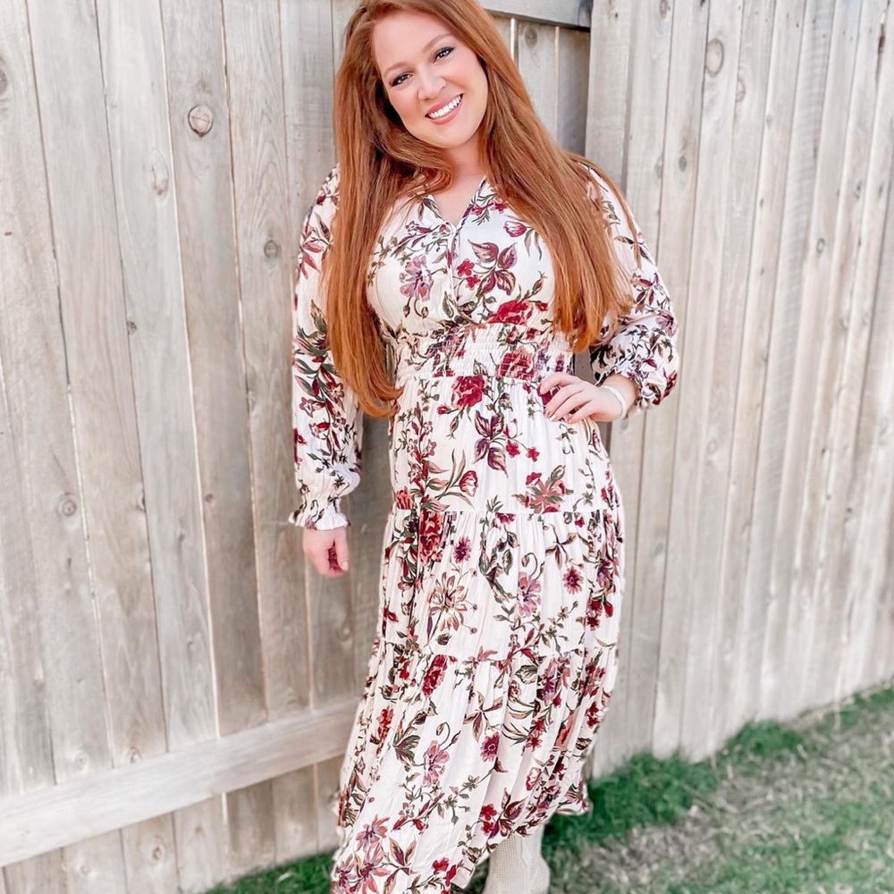 Ruthie Grace Floral Dress - Large